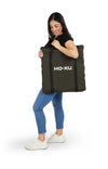 Woman posing with HOKU Carrying Case